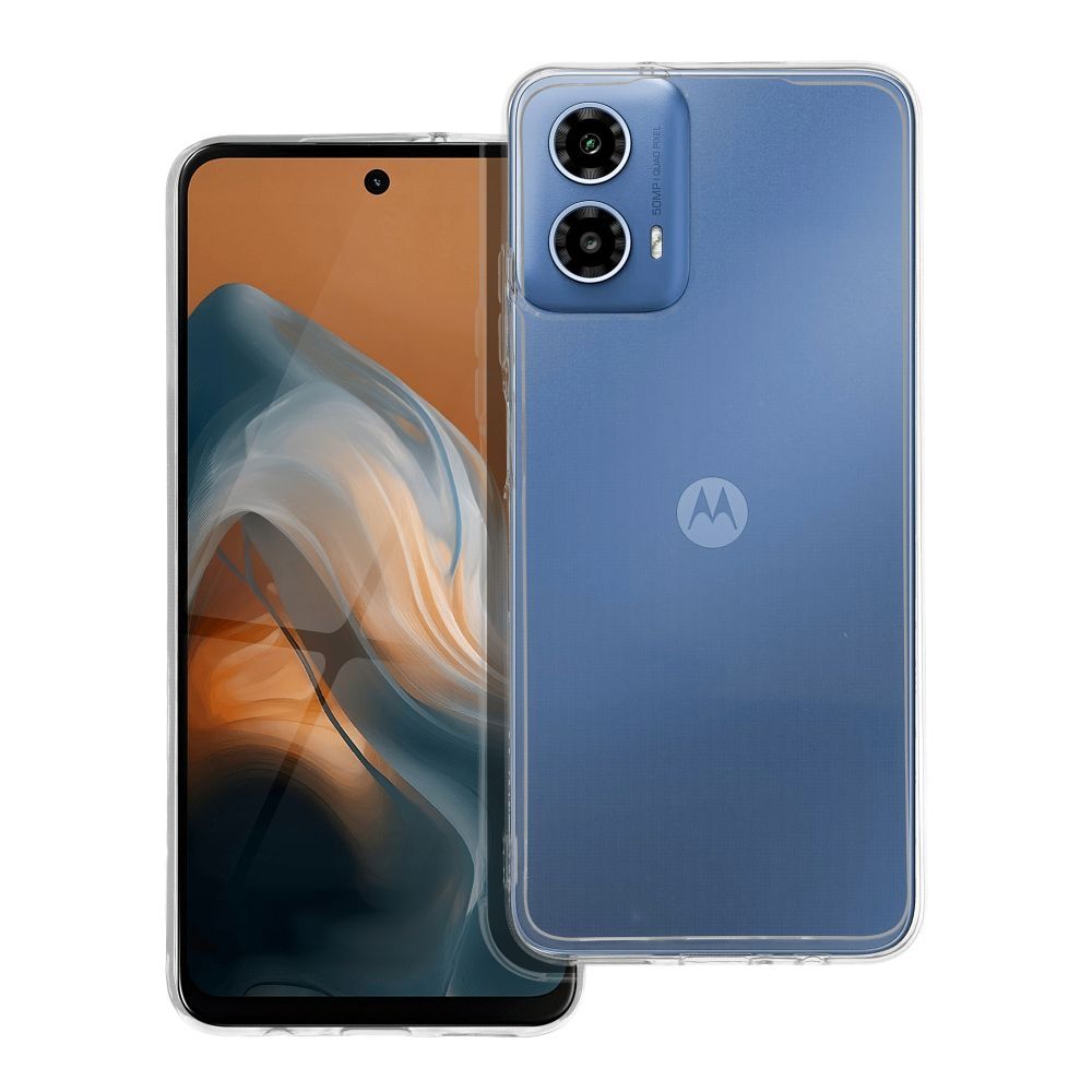 Läpinäkyvä 2 mm Suojakuori Motorola G34:lle