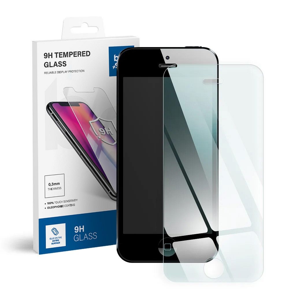 Karkaistu lasi iPhone 5 / 5C / 5S:lle Blue Star