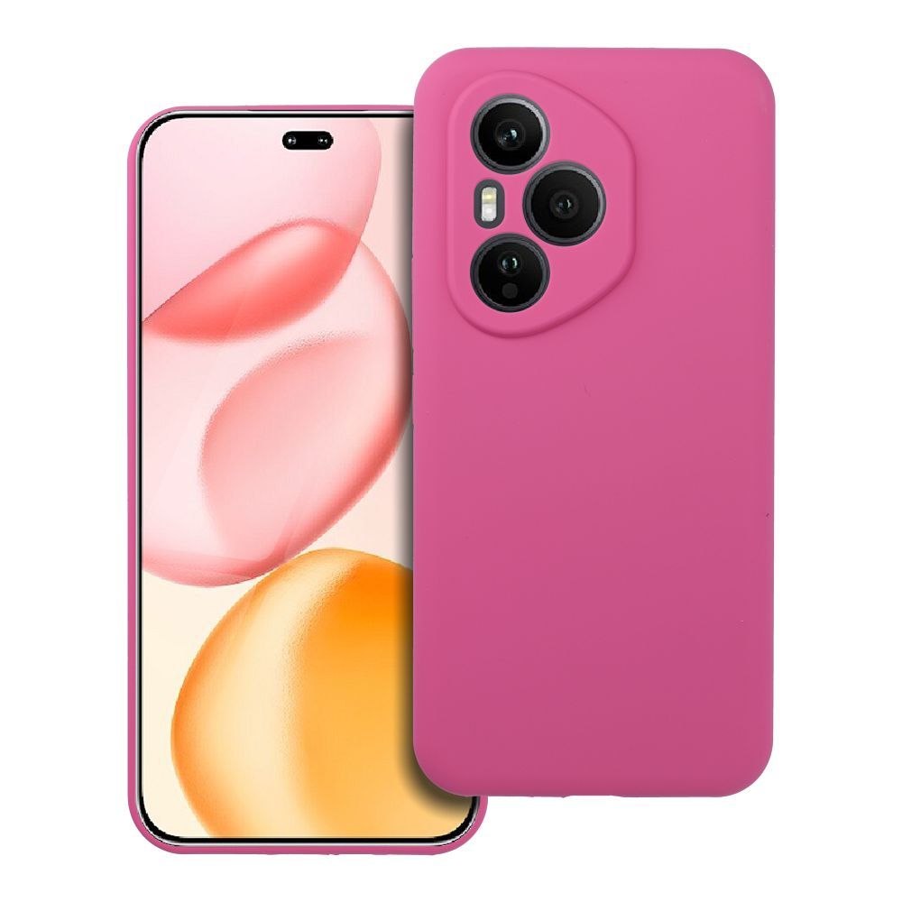 Case for Honor 400 PRO Silicone 2mm (camera protection) pink