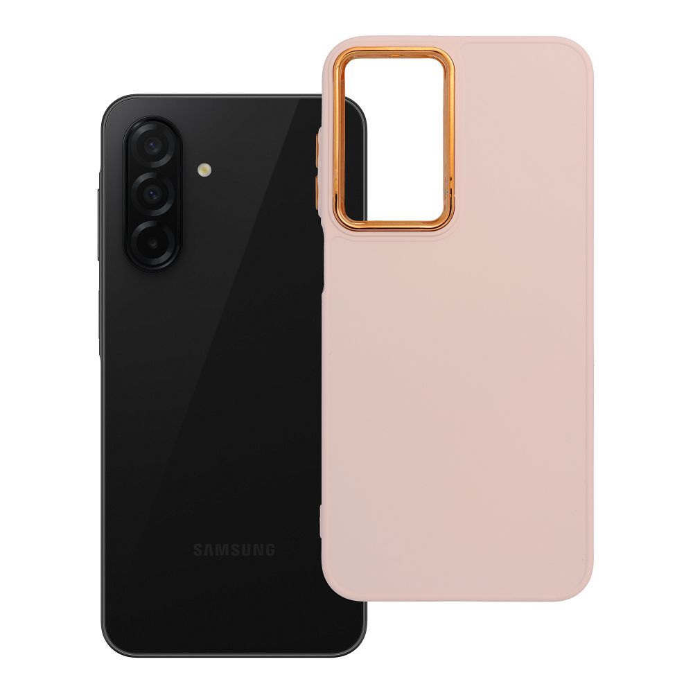 Suojakuori Samsung A26 5G:lle Frame vaaleanpunainen