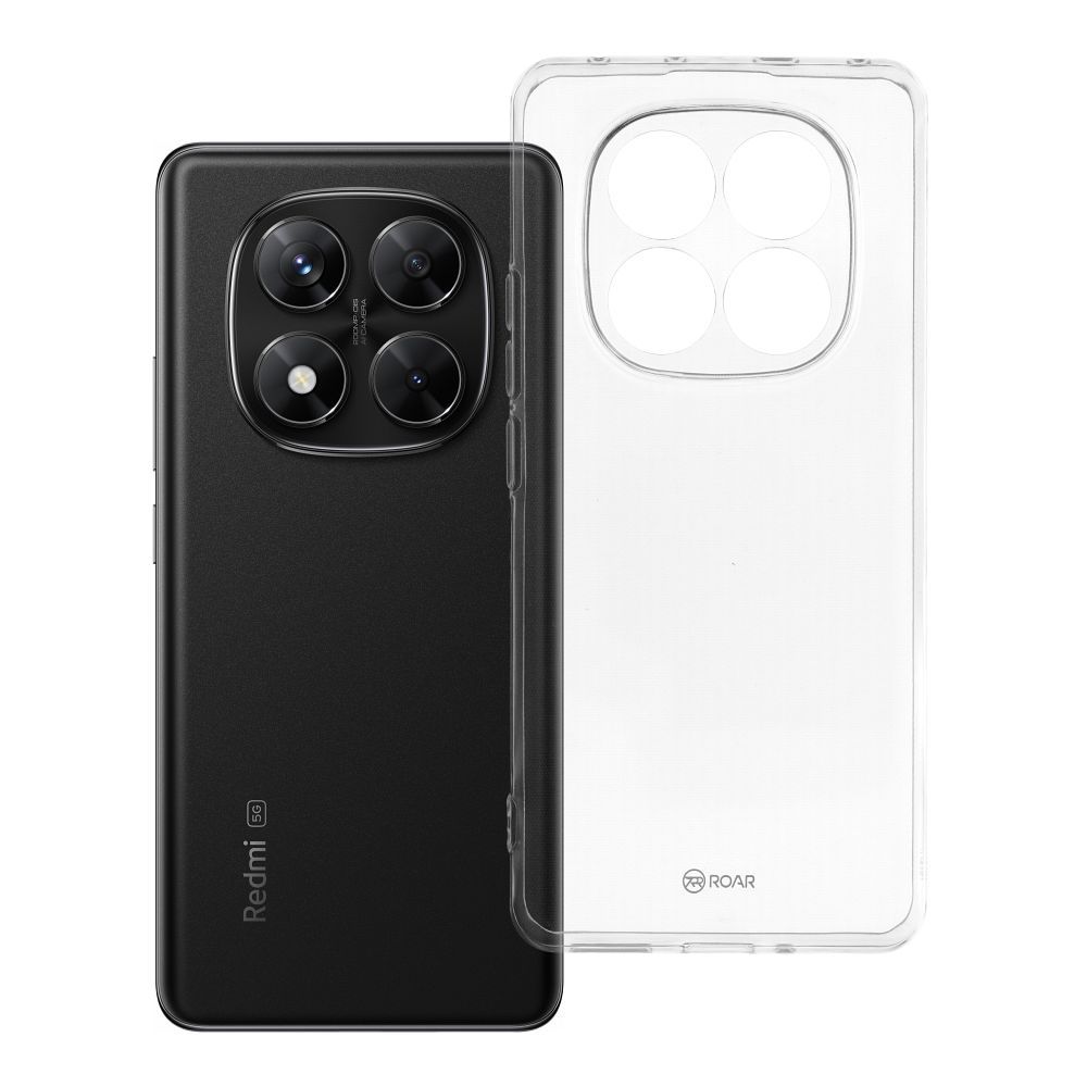 ROAR JELLY suojakuori Xiaomi Redmi Note 14 Pro 5G - läpinäkyvä