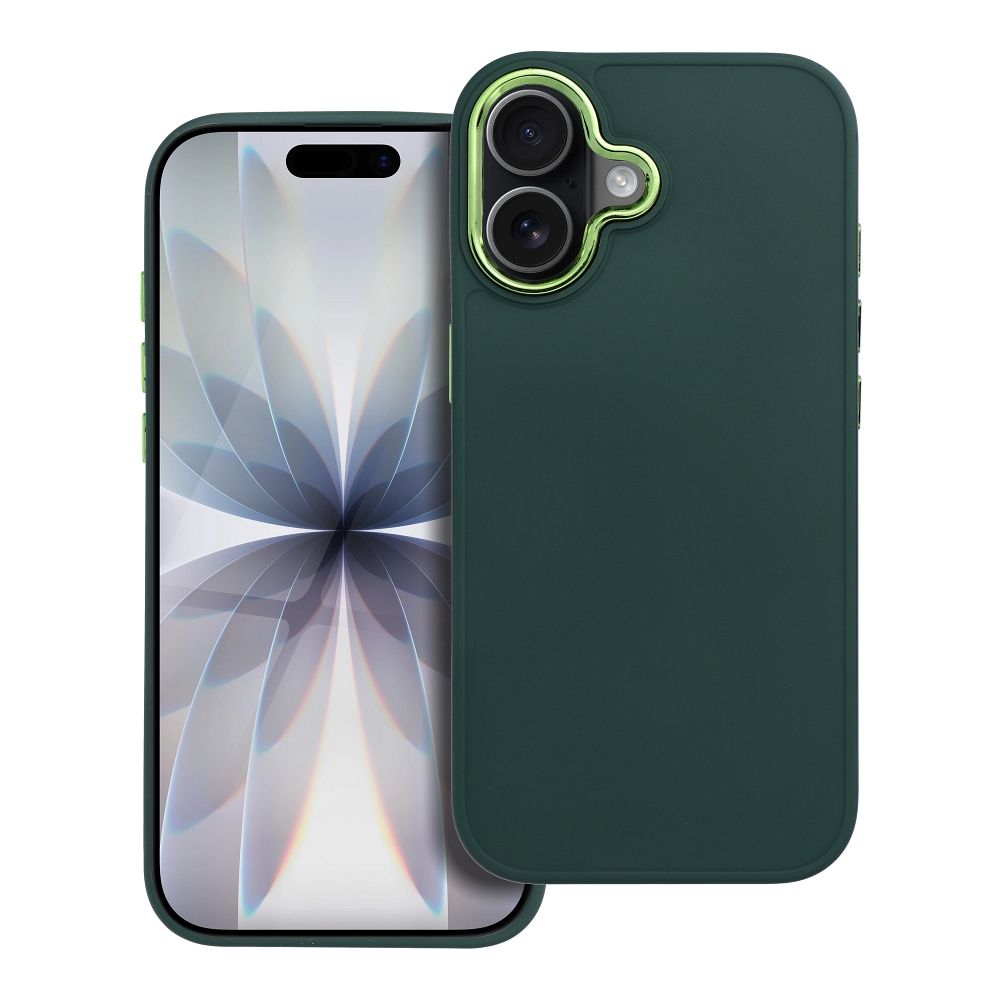 Suojakuori iPhone 17:lle Frame vihreä
