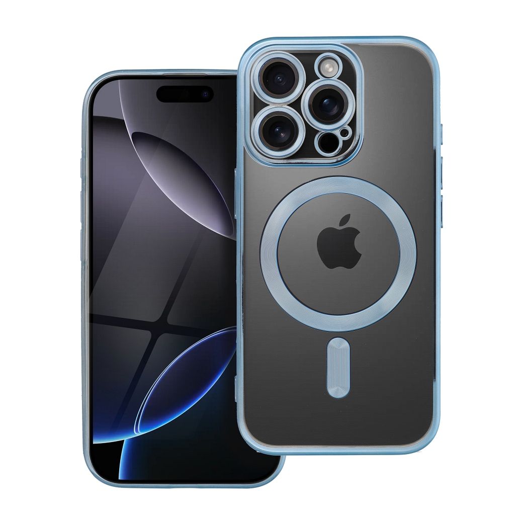 Suojakuori iPhone 16 PRO:lle Electro Mag Cover yhteensopiva MagSafe-version kanssa sininen