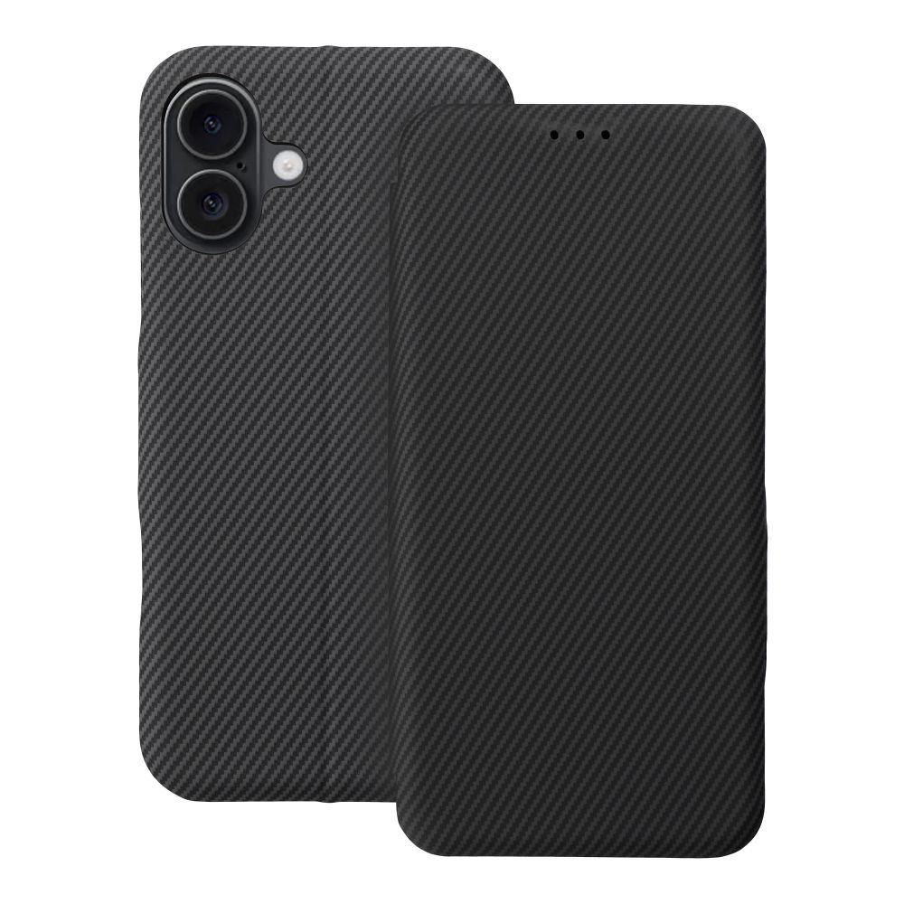 Flip-suojakuori iPhone 16 PLUS:lle Folio Side Magnet harmaa