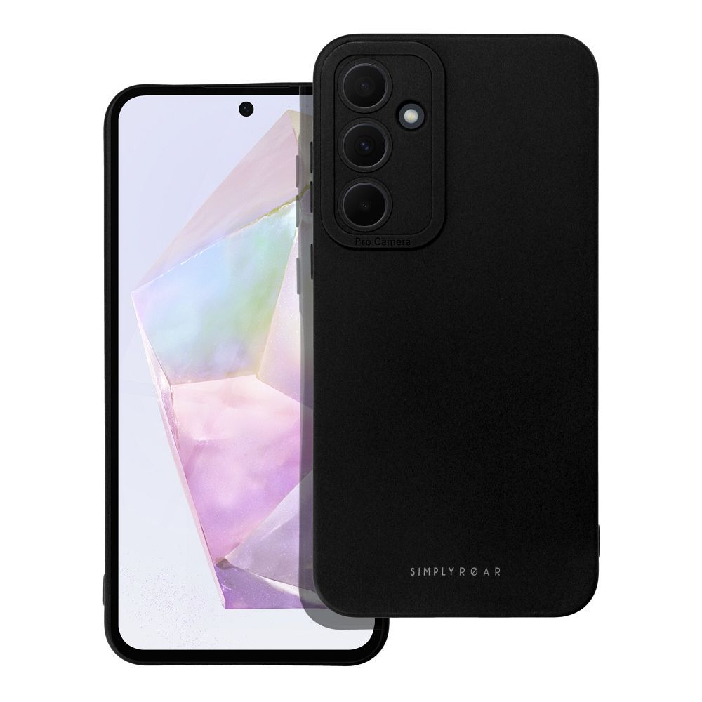 ROAR Suojakuori LUNA Samsung A35 5G:lle musta
