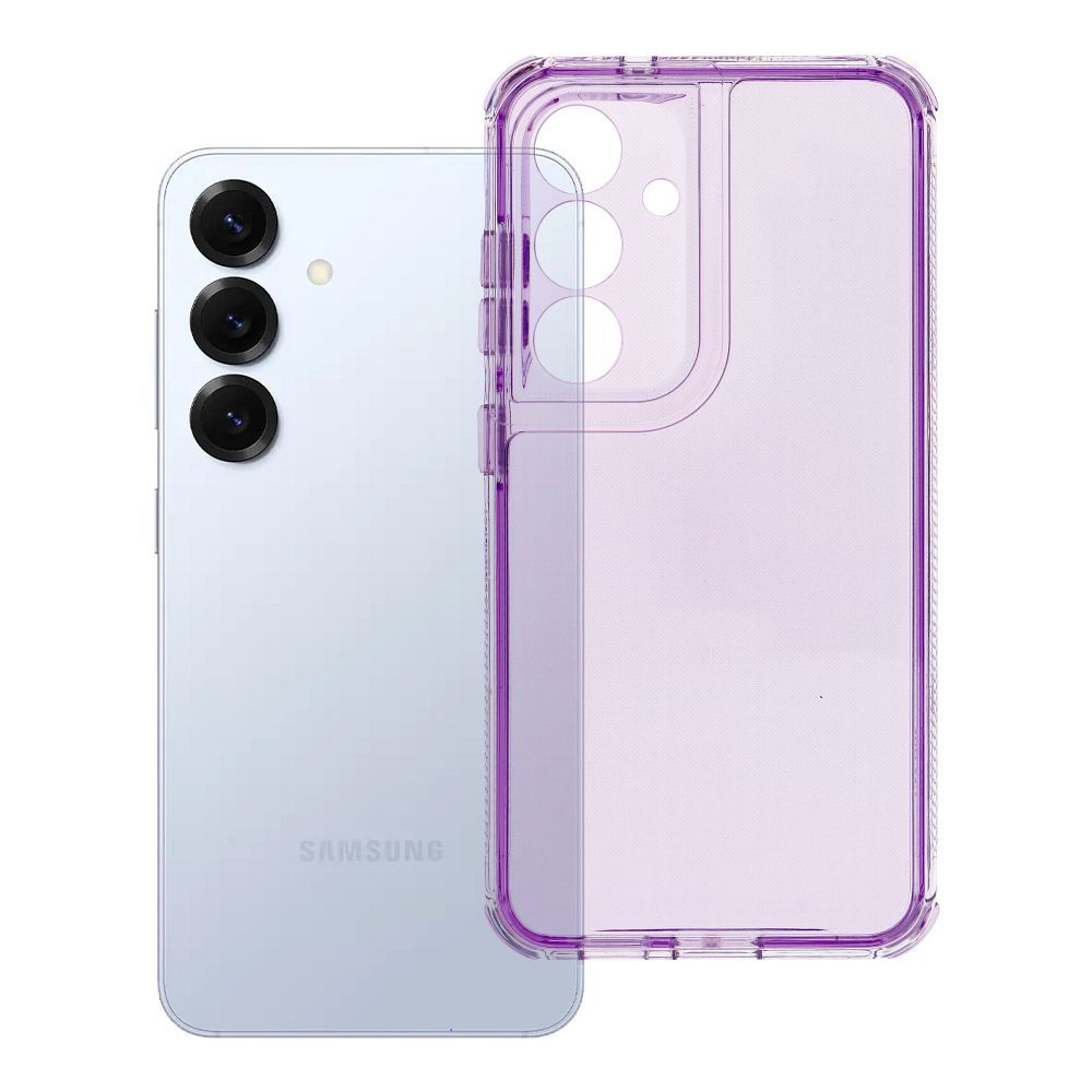 Suojakuori Samsung S25:lle Matrix Clear vaaleanvioletti