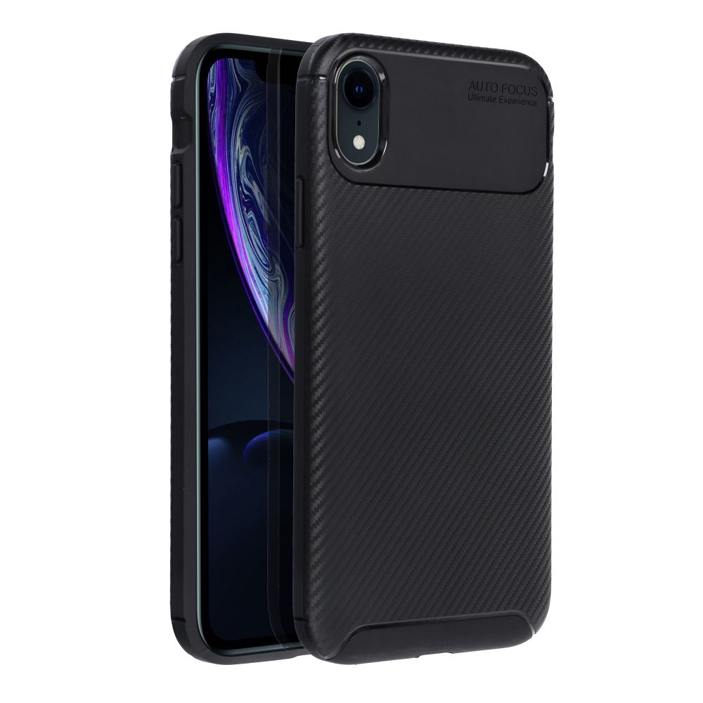 Suojakuori iPhone XR:lle Carbon Premium musta