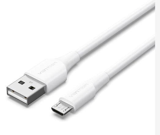 USB 2.0 –Micro-B-kaapeli/1.5M valkoinen CTIWG VENTION