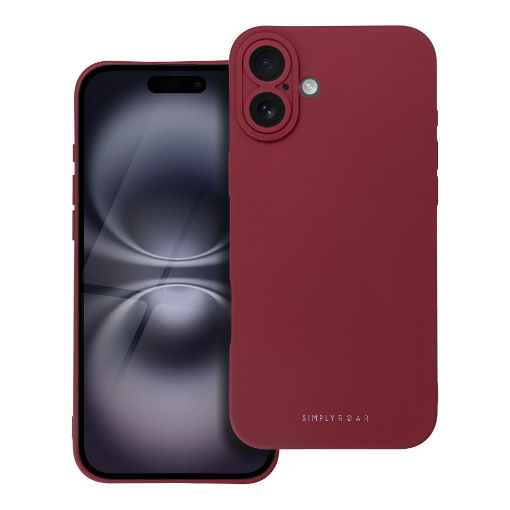 ROAR Suojakuori LUNA iPhone 16 Plus:lle punainen