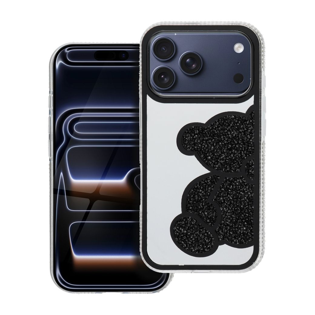 Suojakuori iPhone 17 PRO:lle Teddy Bear musta