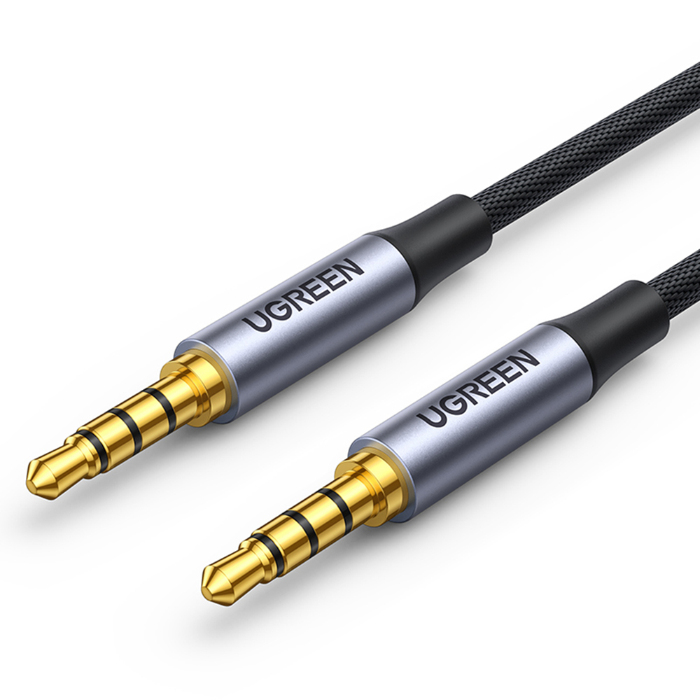 Ugreen AV183 20785 -kaapeli 3,5mm minijack / 3,5mm minijack 3m - harmaa