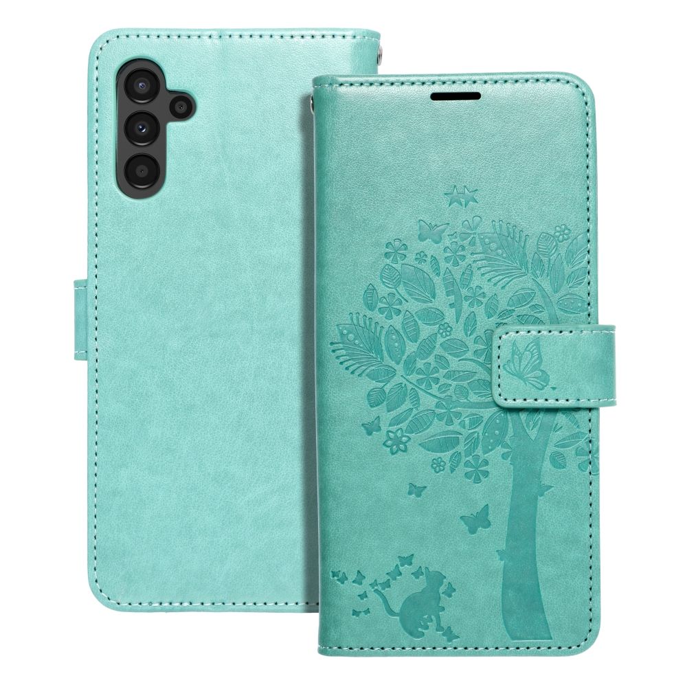 Flip case for Samsung A13 5G / A04S Mezzo Book tree green