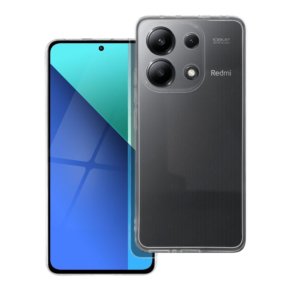 Suojakuori Xiaomi Redmi Note 13 4G:lle - kirkas 2 mm Box läpinäkyvä