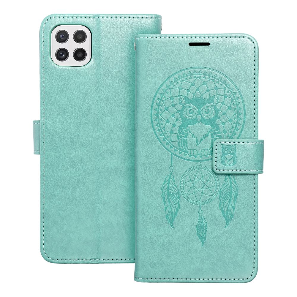 MEZZO Kirjasuojakuori Samsung A22 5G:lle dreamcatcher vihreä
