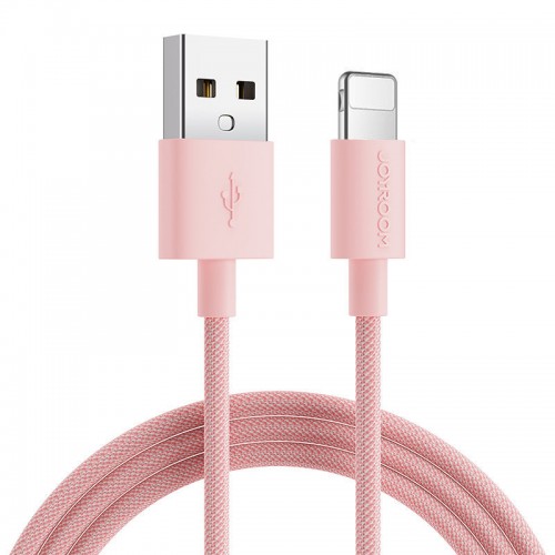 USB-kaapeli Joyroom S-1030M13 vaaleanpunainen Lightning 100cm