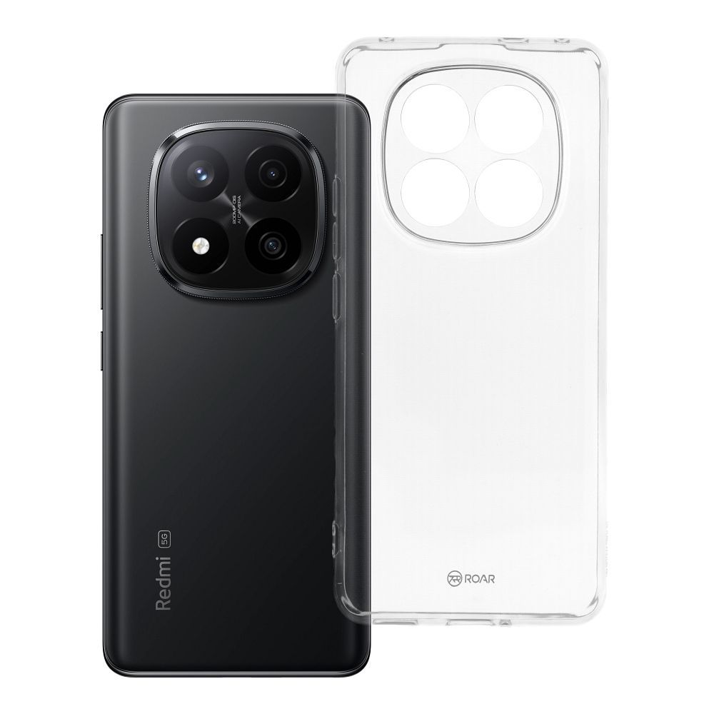 ROAR JELLY suojakuori Xiaomi Redmi Note 14 Pro+ 5G - läpinäkyvä