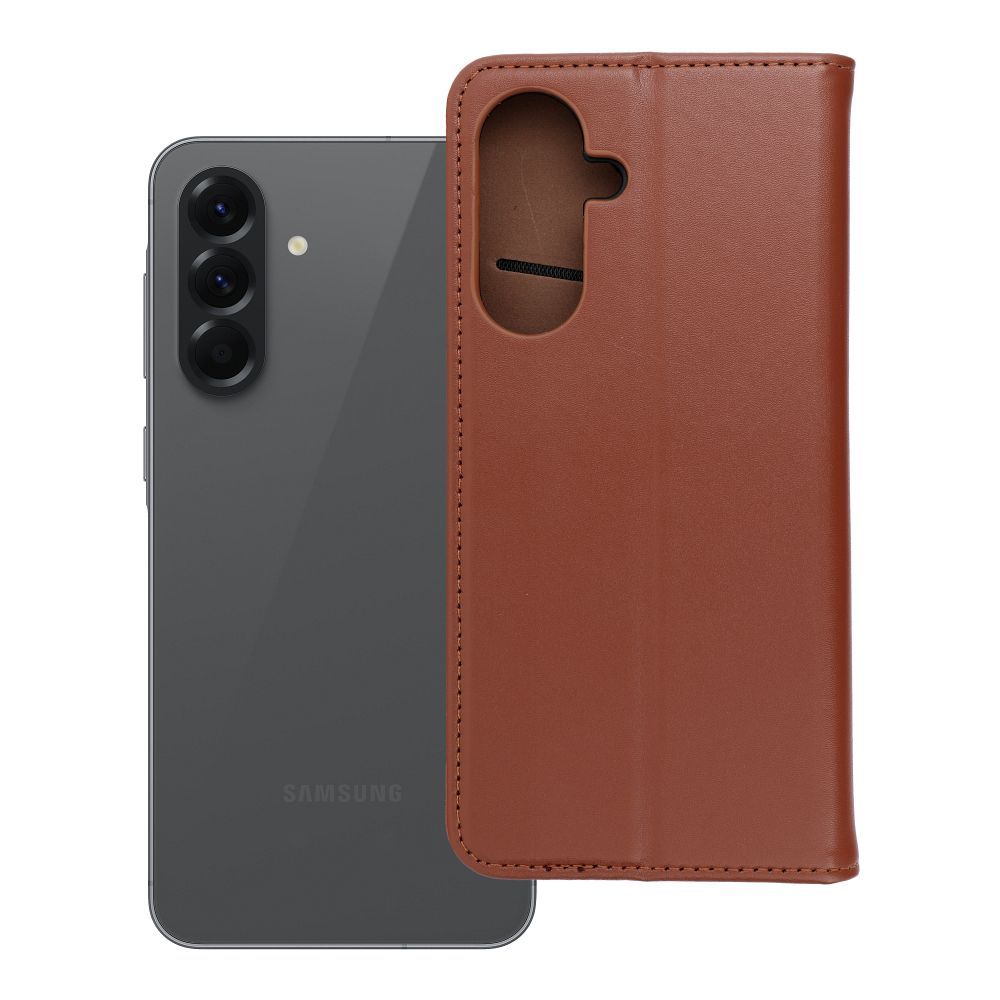 Flip-suojakuori Samsung A56 5G:lle Smart Pro Book nahkainen ruskea