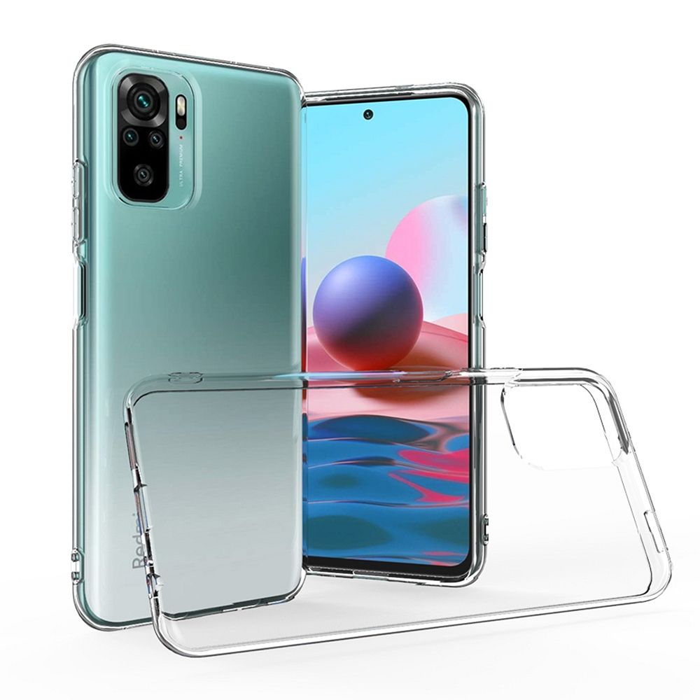 Suojakuori Xiaomi Redmi Note 10 / 10S:lle - kirkas 2 mm Box läpinäkyvä