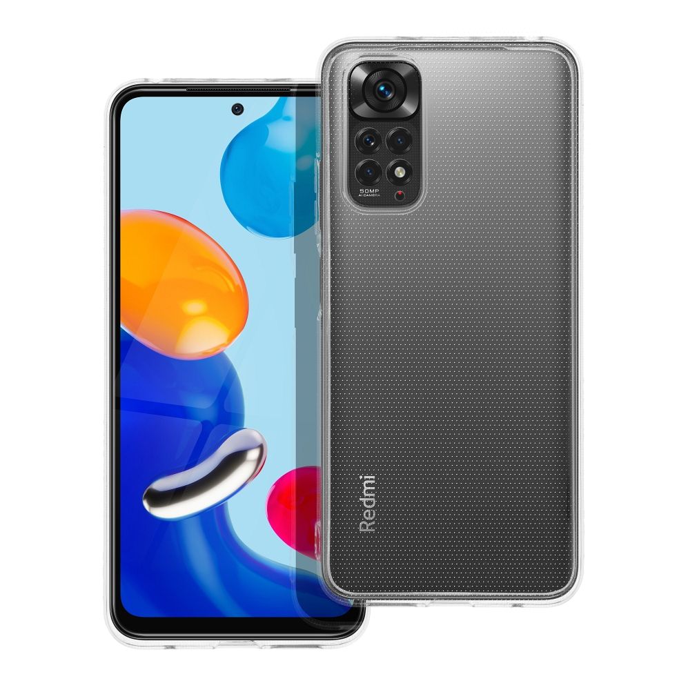 Puhelinkotelo 2 mm, kirkas XIAOMI Redmi Note 11 / 11S (kamerasuoja)