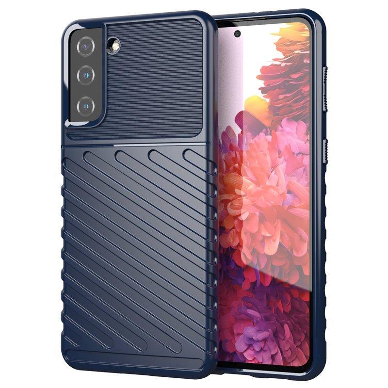 Thunder Case joustava panssarisuojus Samsung Galaxy S22 + (S22 Plus) sininen