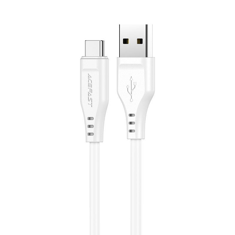 Acefast USB kaapeli - USB Type C 1.2m, 3A valkoinen (C3-04 white)
