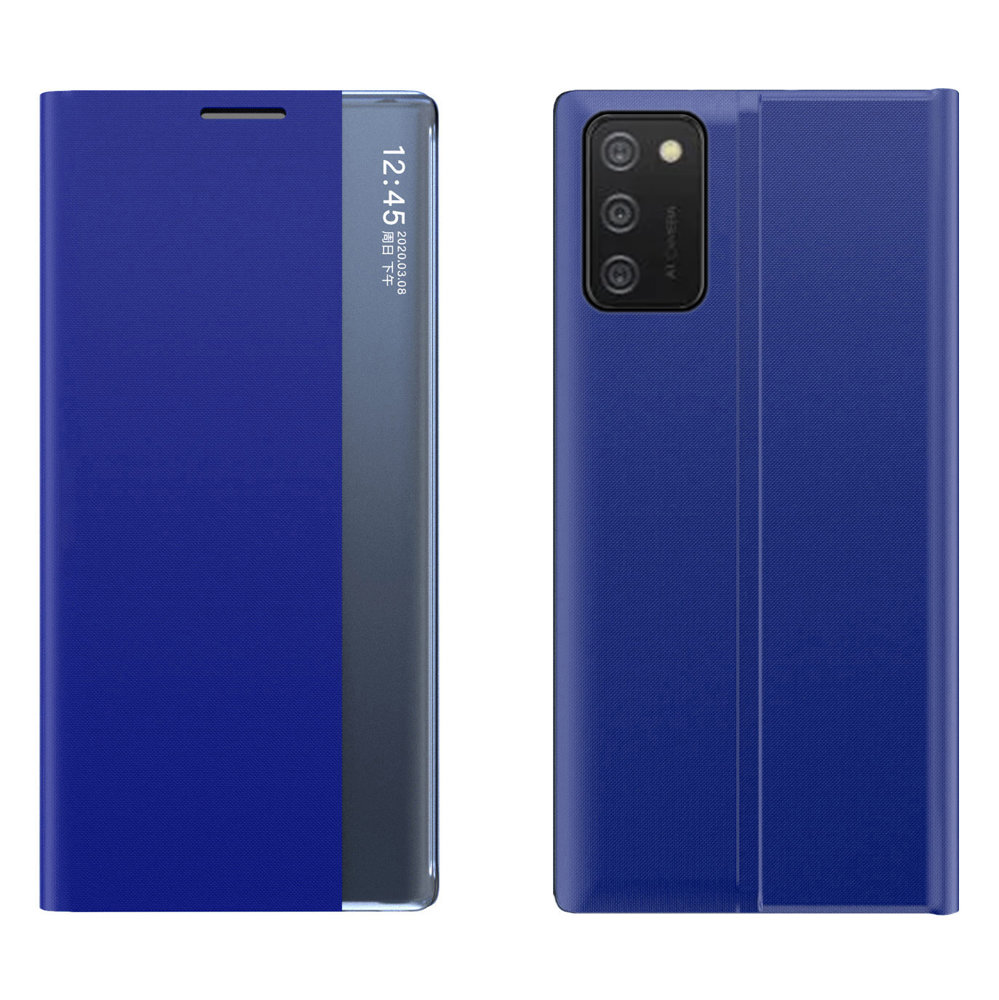Uusi Sleep Case suojus jalusta-toiminnolla Samsung Galaxy A03s (166.5) sininen