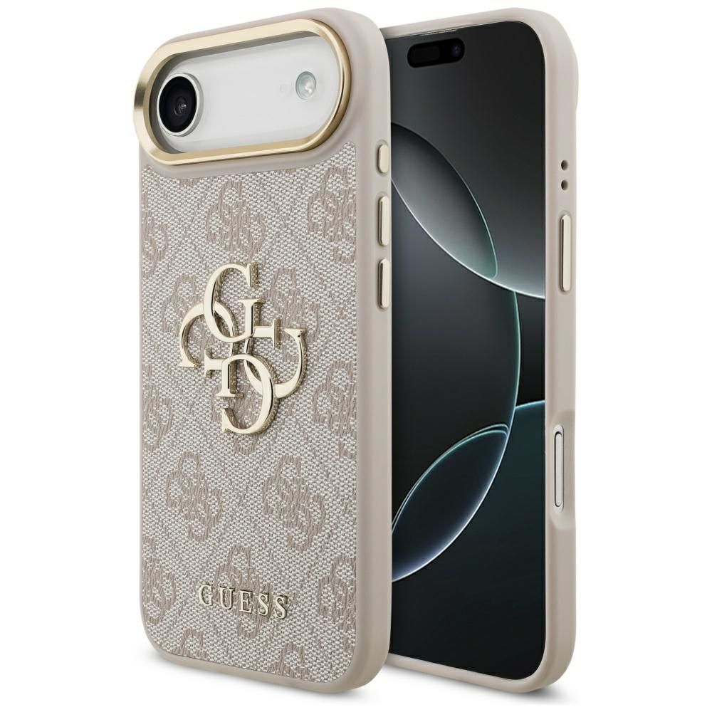 GUESS Suojakuori IPHONE 17 Air GUHCP17M4GMGCPI (PU W/ Big 4G Classic Logo) kultainen vaaleanpunainen