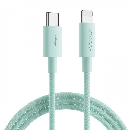 USB-kaapeli Joyroom S-1024M13 vihreä Type-C / Lightning 100cm (enintään 20W)