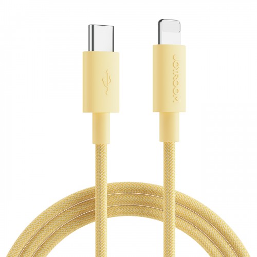 USB-kaapeli Joyroom S-1024M13 keltainen Type-C / Lightning 100cm (enintään 20W)