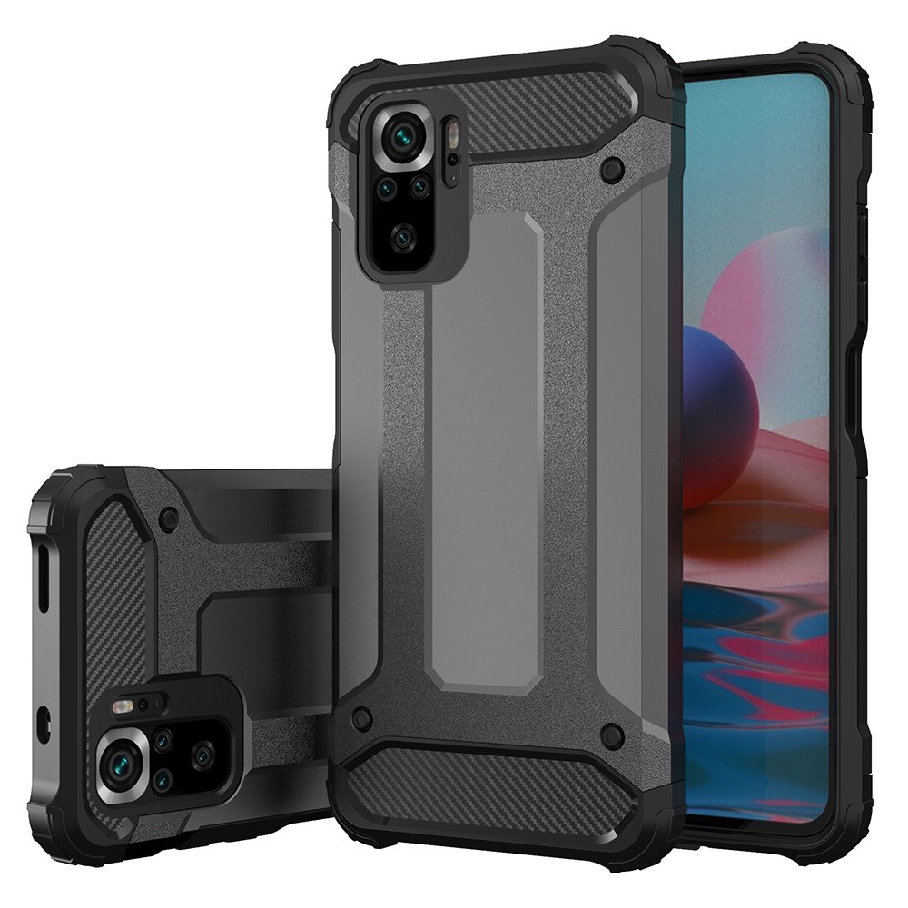 Hybrid Armor panssaroitu hybridi kotelo kansi Xiaomi Redmi Note 11 Pro+ 5G (Kiina) / 11 Pro 5G (Kiina) / Mi11i HyperCharge / Poco X4 NFC 5G musta