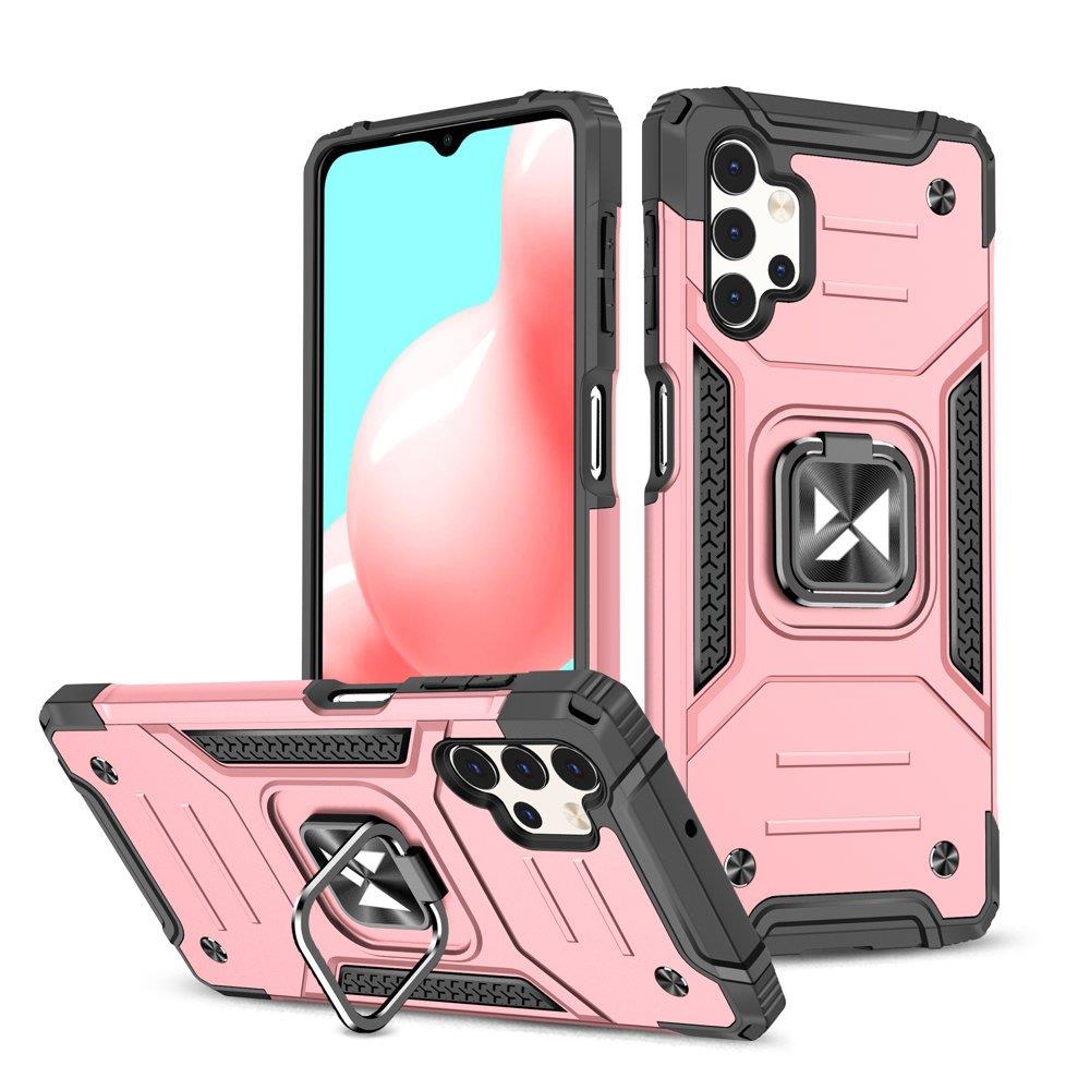 Wozinsky Ring Armor panssaroitu hybridi asia kansi + magneettikiinnike Samsung Galaxy A73 kultaa