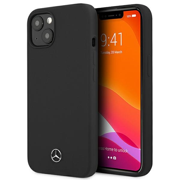Mercedes Silikoni Line kotelo iPhone 13 mini - musta