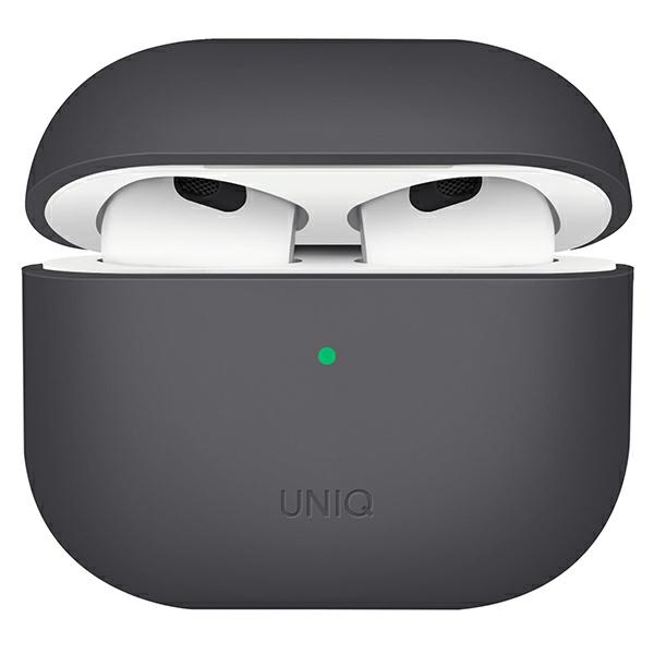 Uniq Lino Silikonikotelo AirPods 3:lle - harmaa