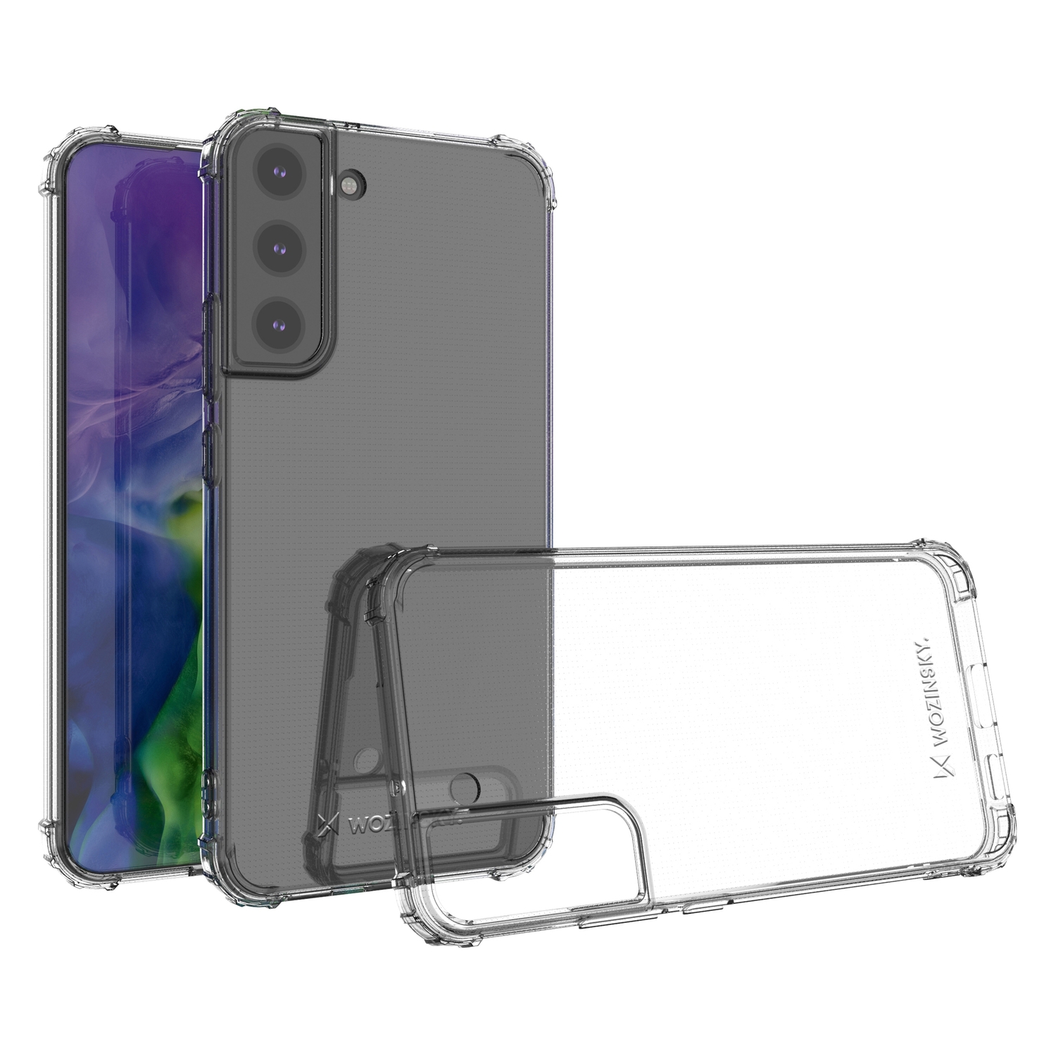 Wozinsky Anti Shock panssaroitu kotelo Samsung Galaxy S22 + (S22 Plus) läpinäkyvää