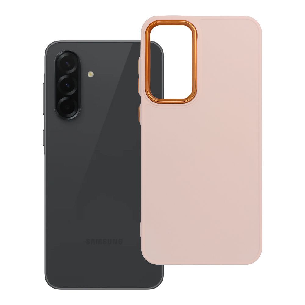 Suojakuori Samsung A36 5G:lle Frame vaaleanpunainen