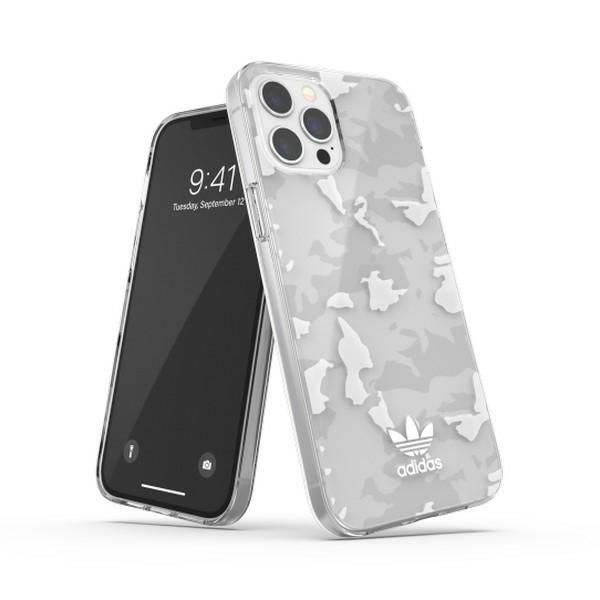 Adidas OR SnapCase Camo kotelo iPhone 12 Pro Max - läpinäkyvä - läpinäkyvä