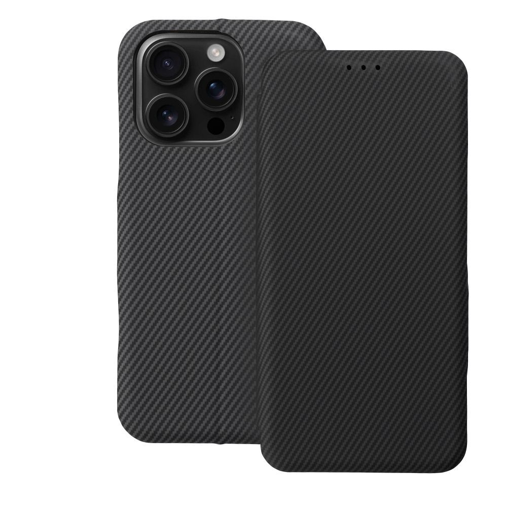 Flip-suojakuori iPhone 16 PRO:lle Folio Side Magnet harmaa