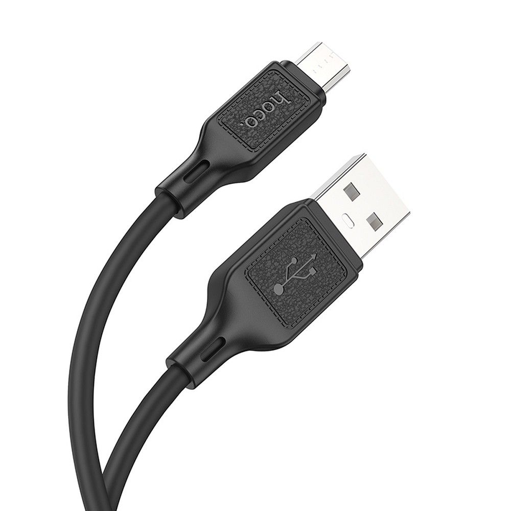 Kaapeli USB-A - Micro USB Hoco 2,4A 1 m X90 musta