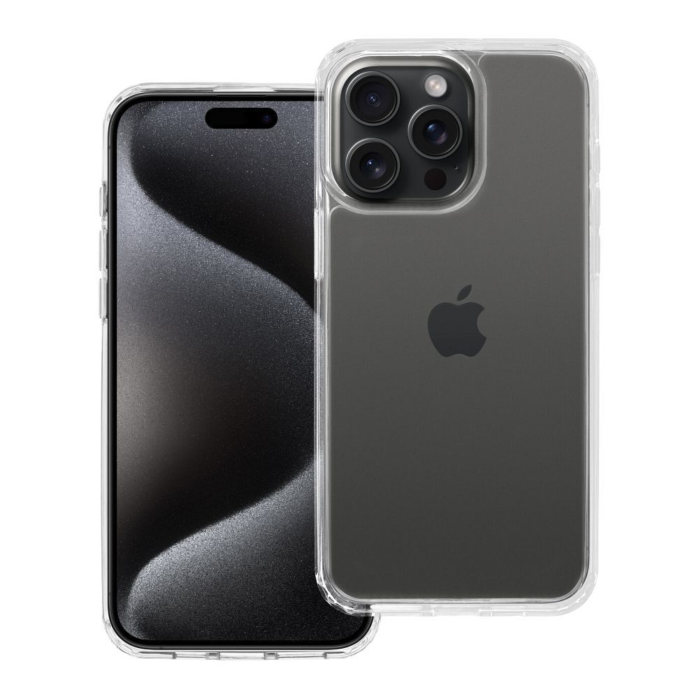 Suojakuori iPhone 15 Pro:lle Super Clear Hybrid läpinäkyvä