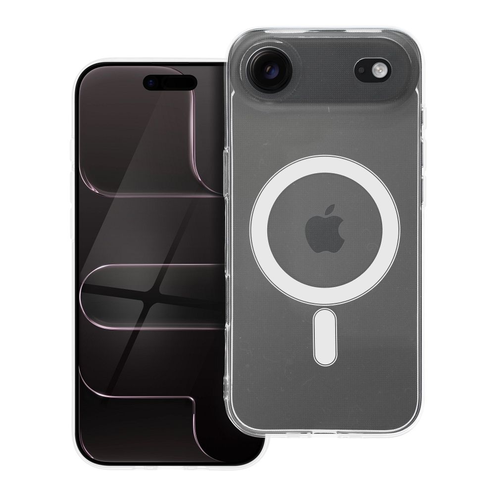 Clear Case 2mm Mag Cover Suojakuori iPhone 17 AIR:lle MagSafe-yhteensopiva kameransuojalla läpinäkyvä