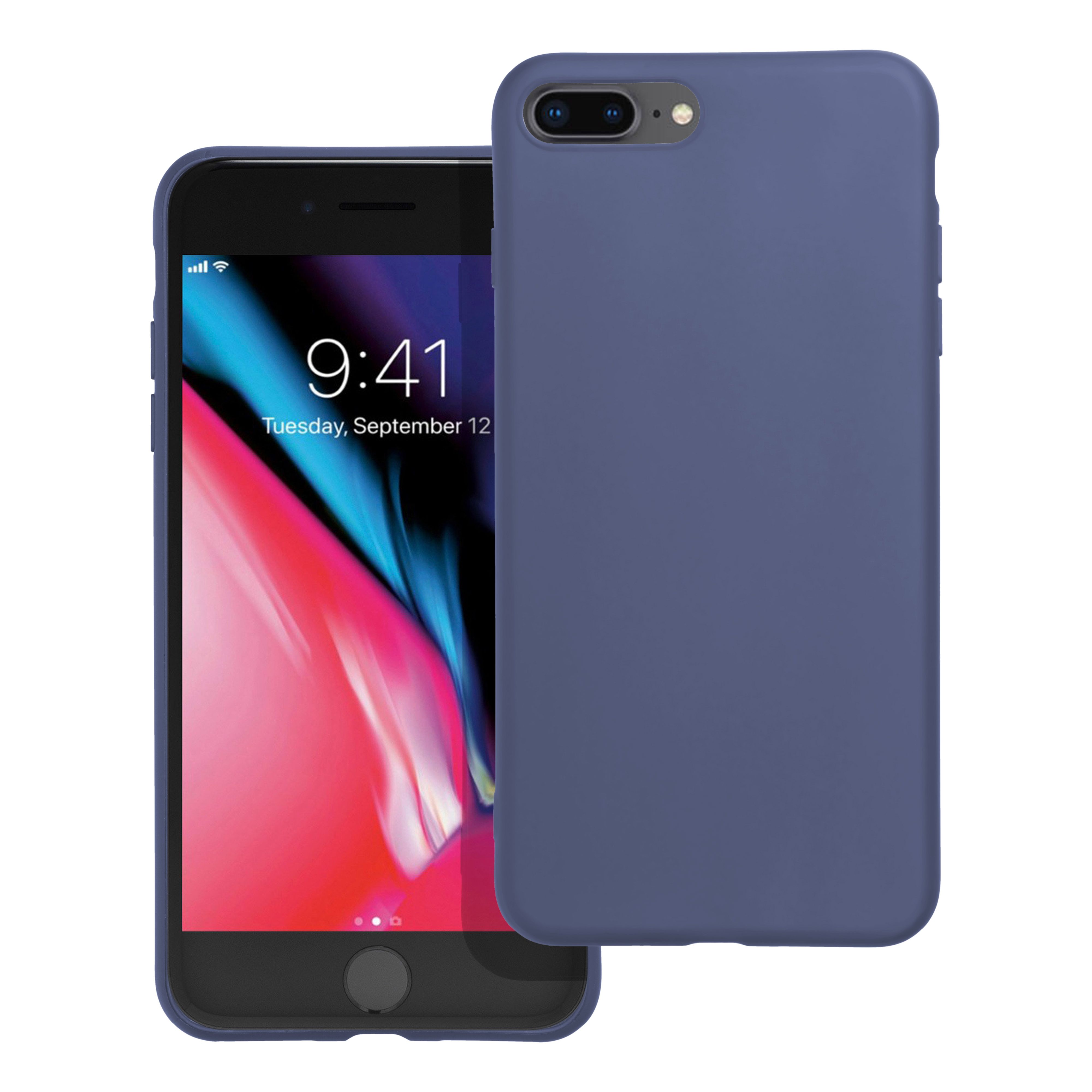 Matt Suojakuori iPhone 7 Plus/8 Plus:lle sininen