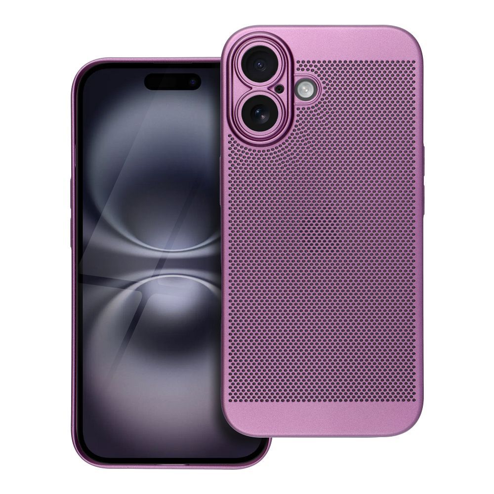 Suojakuori iPhone 16:lle Breezy violetti