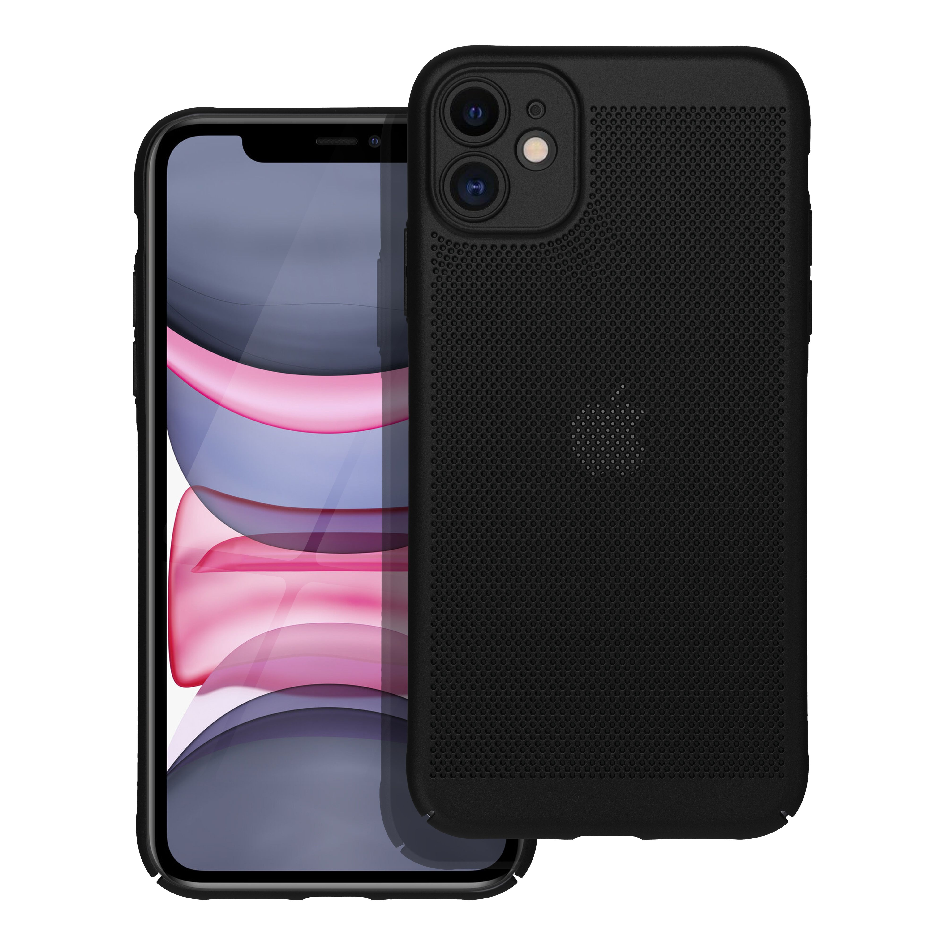 Suojakuori iPhone 11:lle Breezy musta