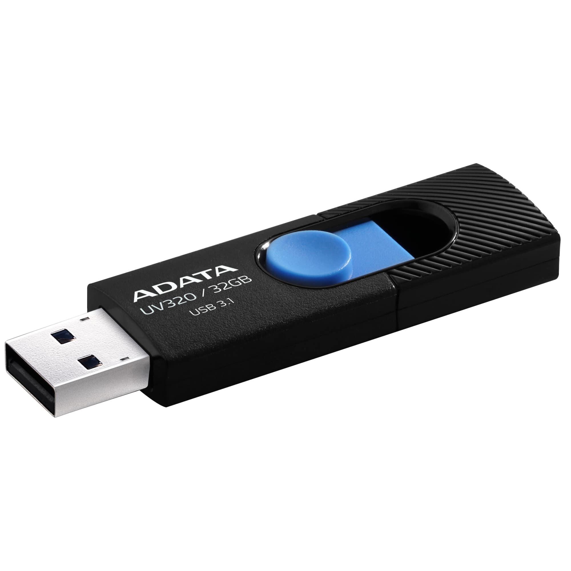 USB-muistitikku USB 3.1 32GB musta AUV320-32G-RBKBL ADATA