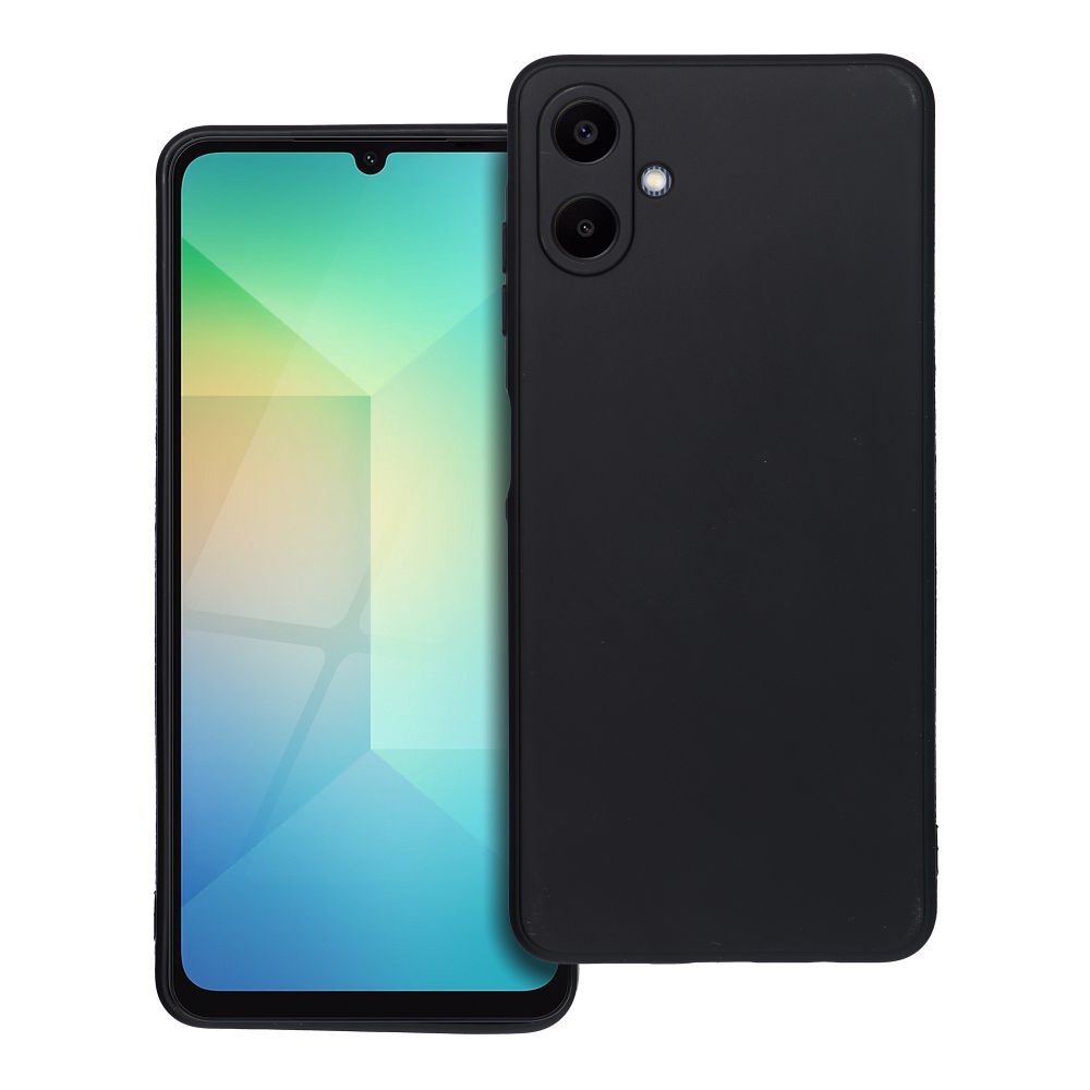 Matt musta Suojakuori Samsung A06 4G:lle