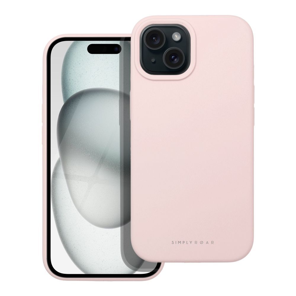 ROAR Suojakuori CLOUD SKIN iPhone 15:lle vaaleanpunainen