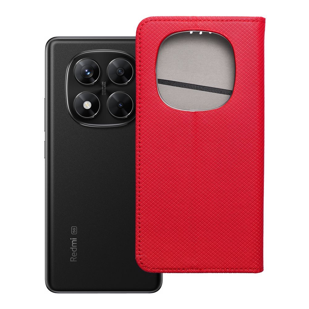 Flip case for Xiaomi Redmi NOTE 14 PRO 5G / 14 PRO PLUS 5G Smart Case Book red