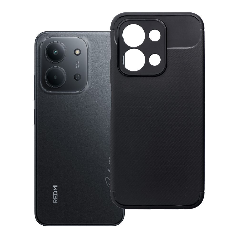 Suojakuori Xiaomi Redmi 15C:lle (173,16 x 81,07 x 8,2) Carbon Premium musta
