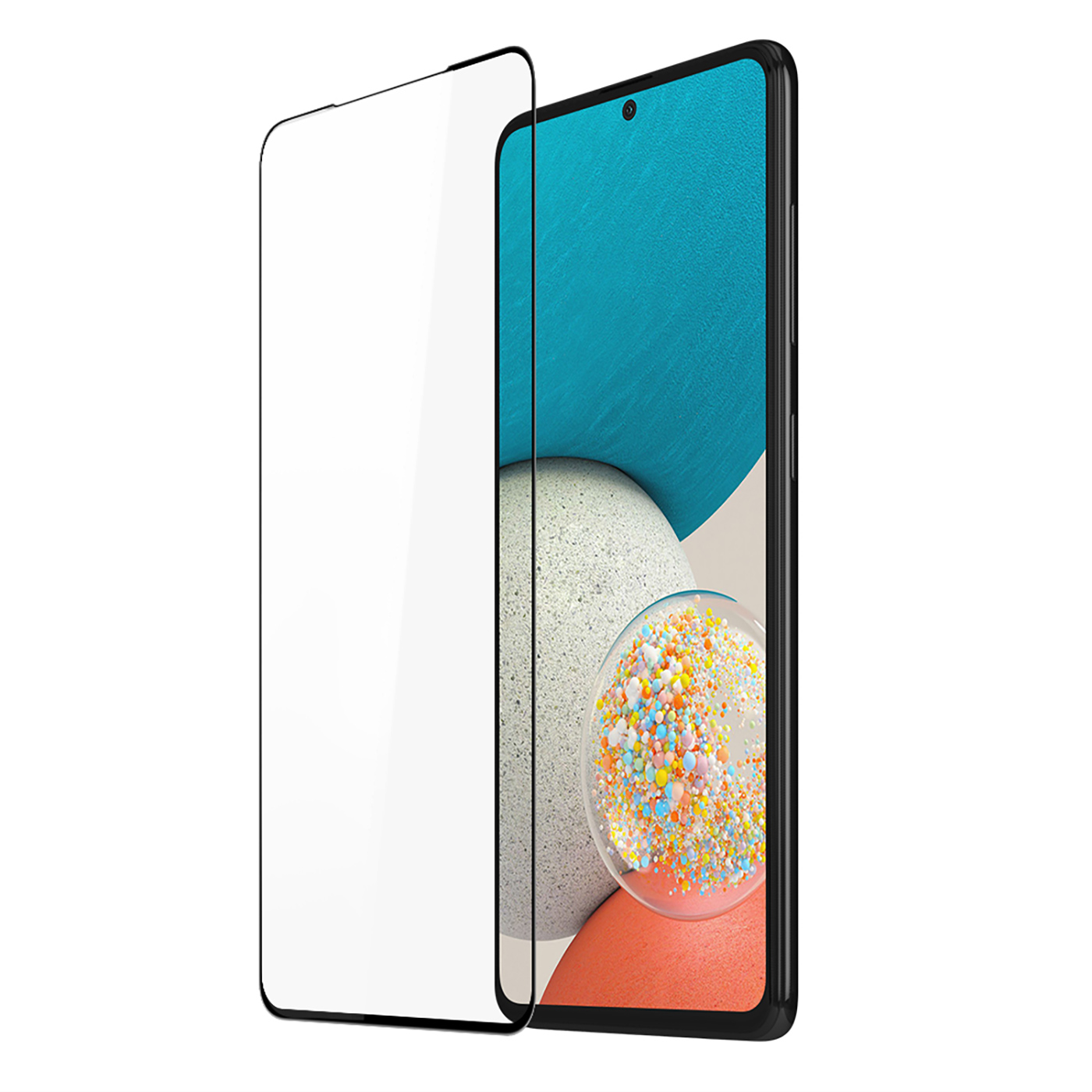 Dux Ducis 9D Tempered Glass full screen 9H tempered glass with frame for Samsung Galaxy A73 black (case friendly)