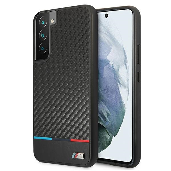 BMW M Collection Triangles kotelo Samsung Galaxy S22+ - musta
